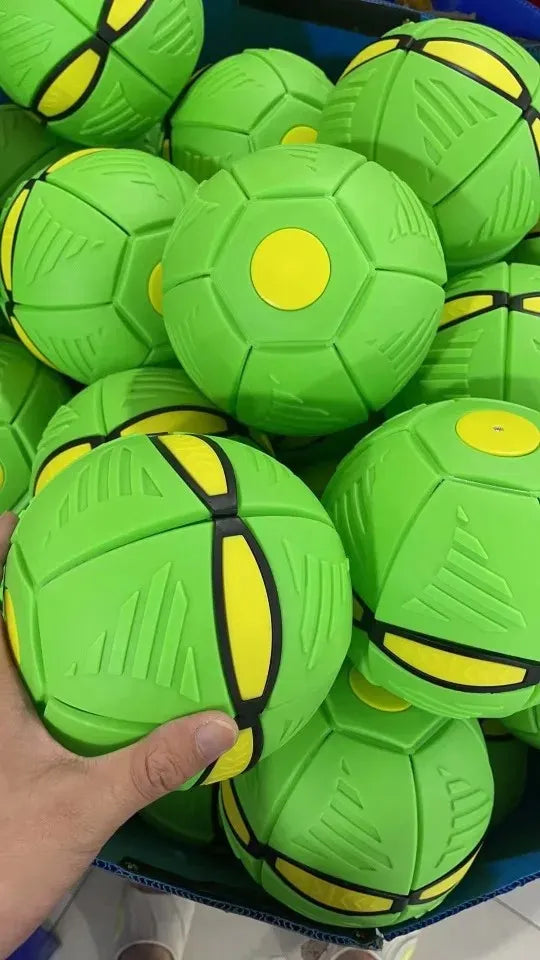 Frisbee to Ball Transforming Throw Disc for Kids