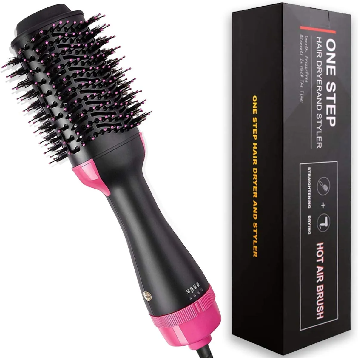 Brush for Fast Drying, Straightening, Curling
