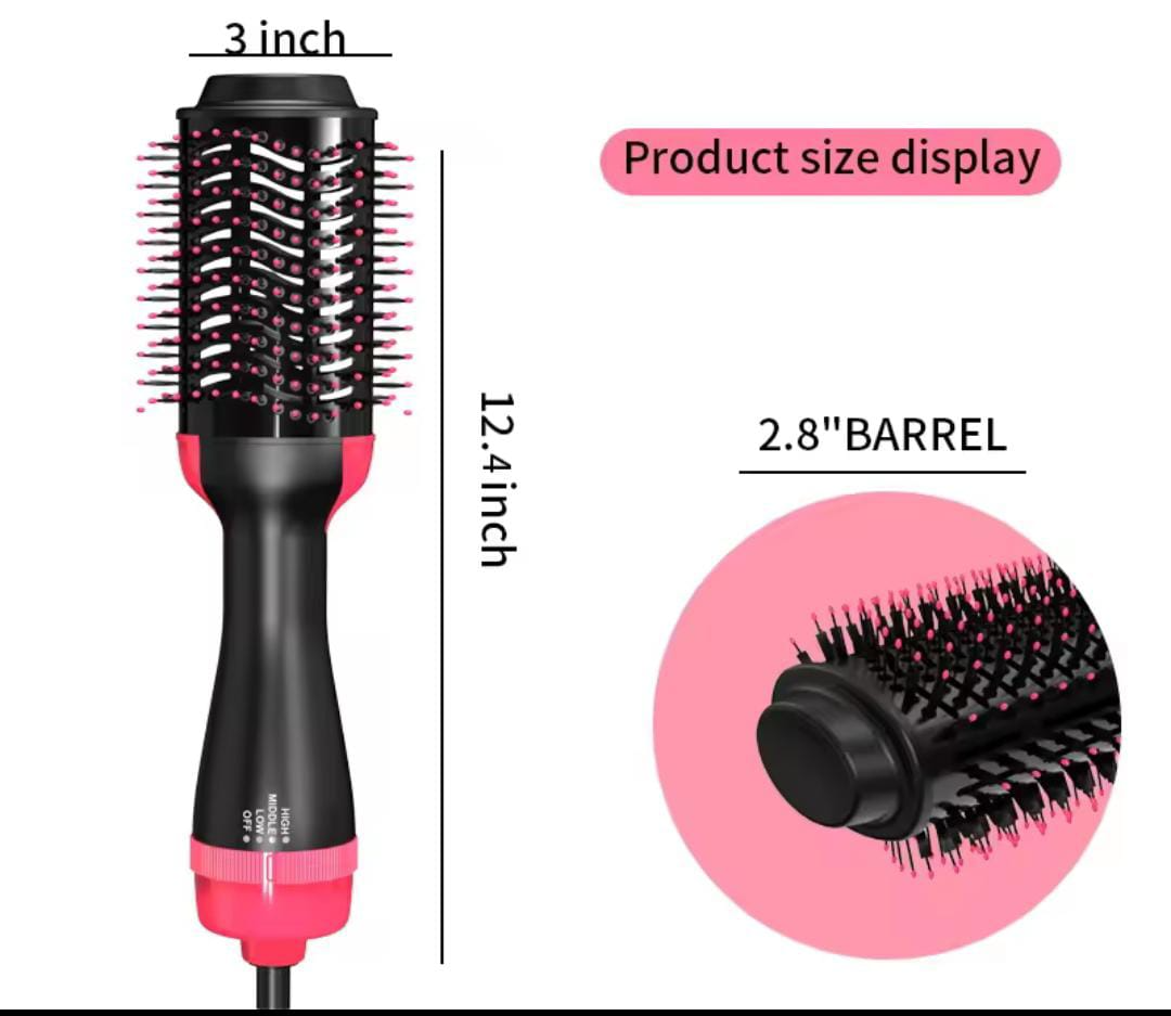 Brush for Fast Drying, Straightening, Curling