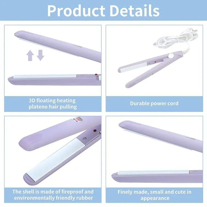 Mini Hair Straightener & Curler