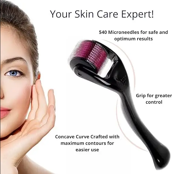 Derma Roller Micro Needle for Skin Care, Hair Growth, Acne Scars