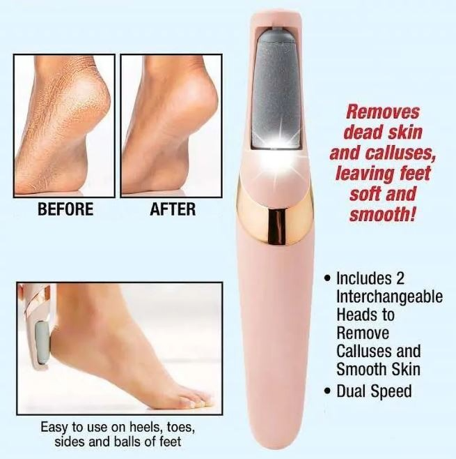 Rechargeable Electric Pedi Foot Filer Effective Callus Remover