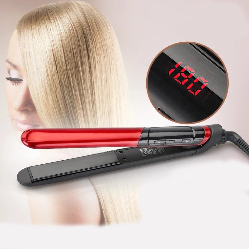Electric Hair Straightening & Curling Comb/Brush