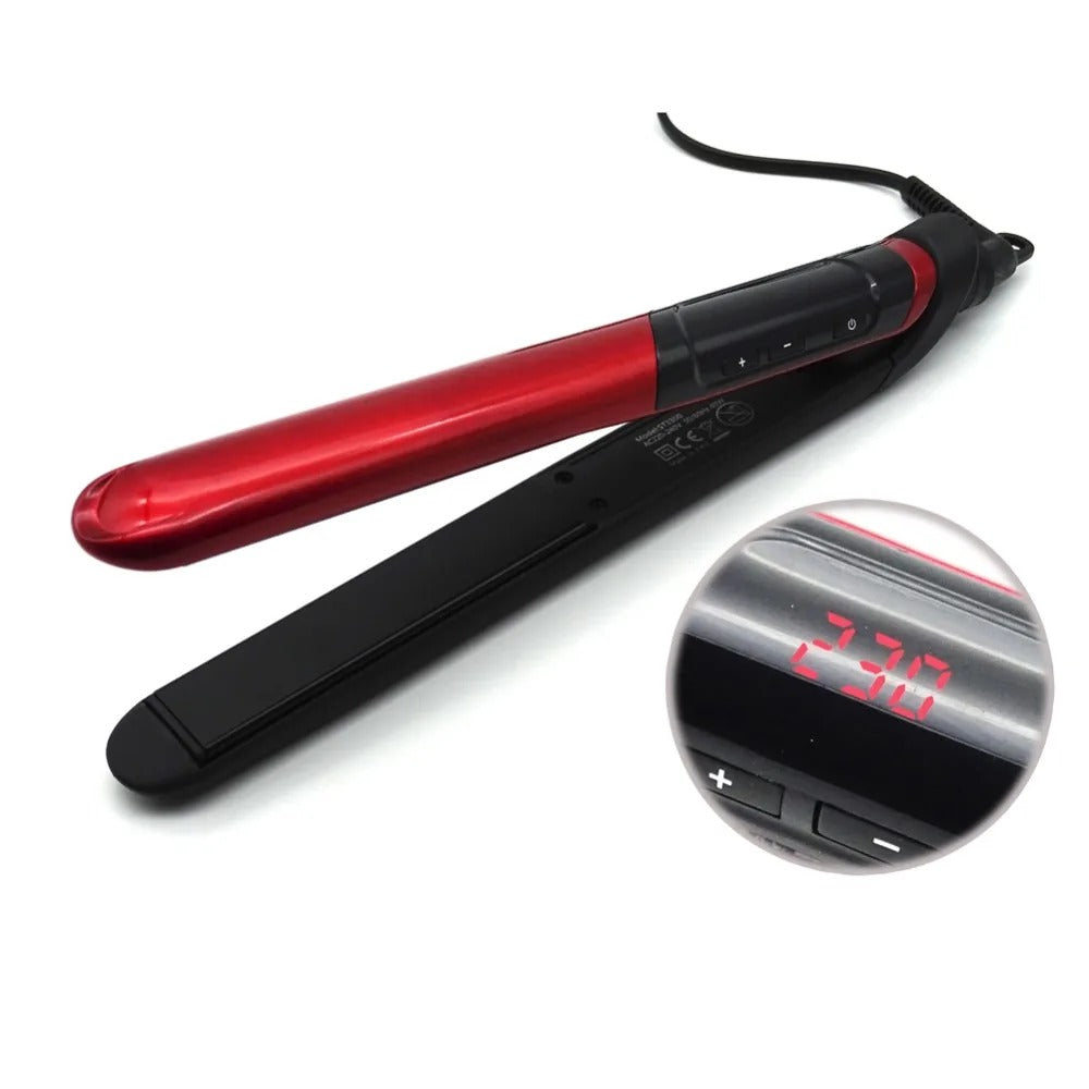 Electric Hair Straightening & Curling Comb/Brush